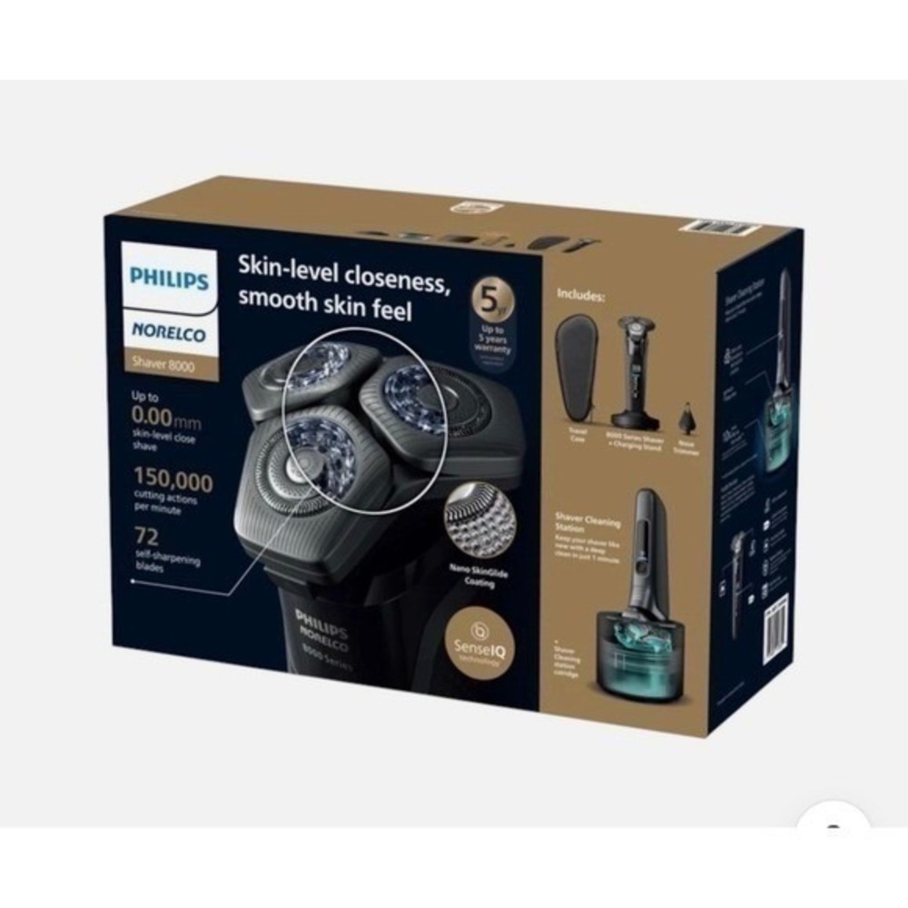 Brand New Philips Norelco Shaver 8000 Wet & Dry Rechargeable Men's Shaver Sealed
